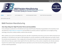 Tablet Screenshot of bbprecision.com